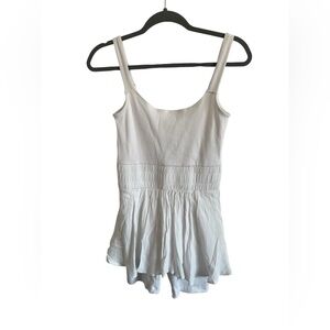Free People Movement White Romper With Skirt, size small